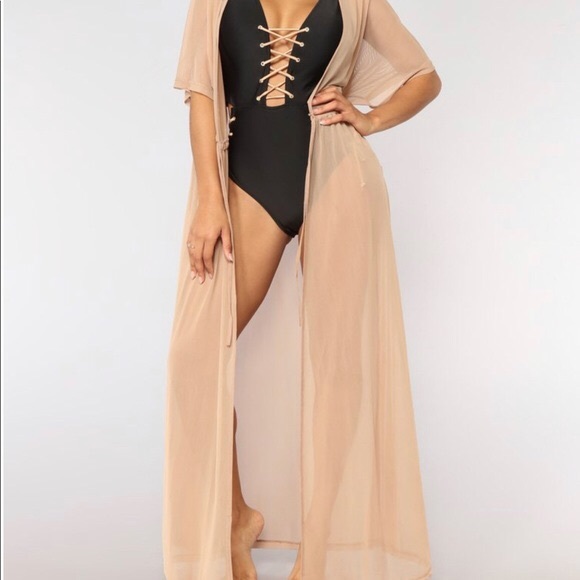 Long cover up nude